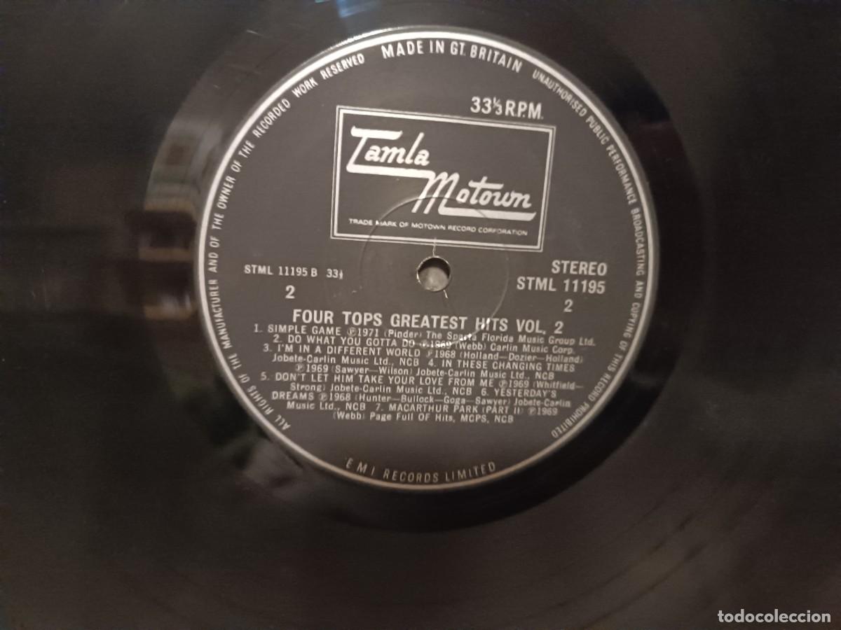 Discos de vinilo: Four Tops Greatest Hits - Foto 3
