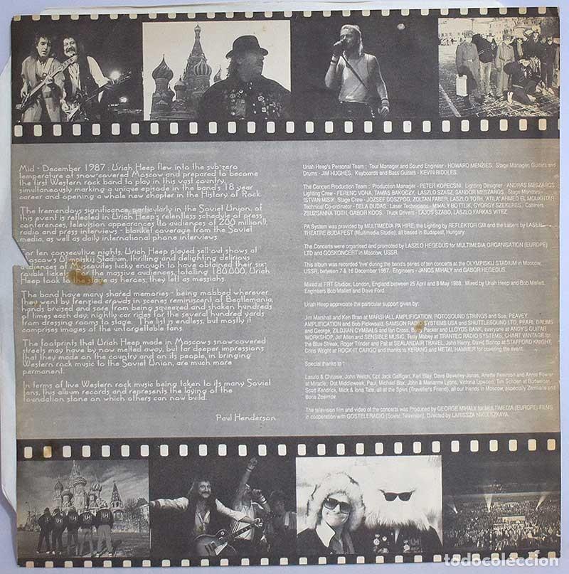 Discos de vinilo: Uriah Heep - Live In Moscow. LP - Foto 3