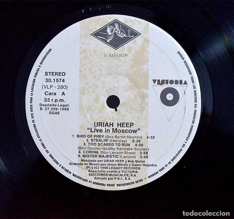 Discos de vinilo: Uriah Heep - Live In Moscow. LP - Foto 5