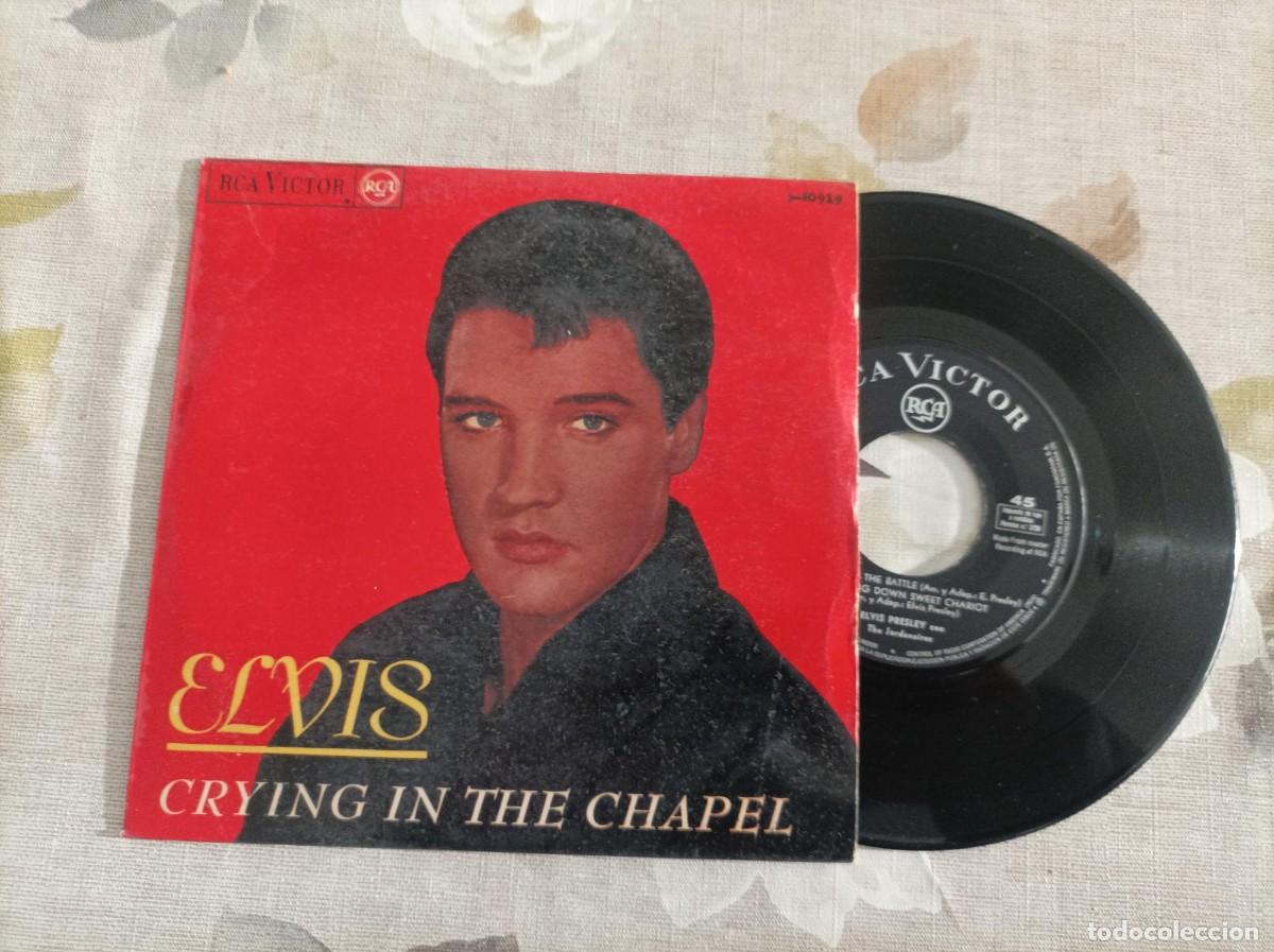 Discos de vinilo: Elvis Crying in the chapel ep - Foto 1