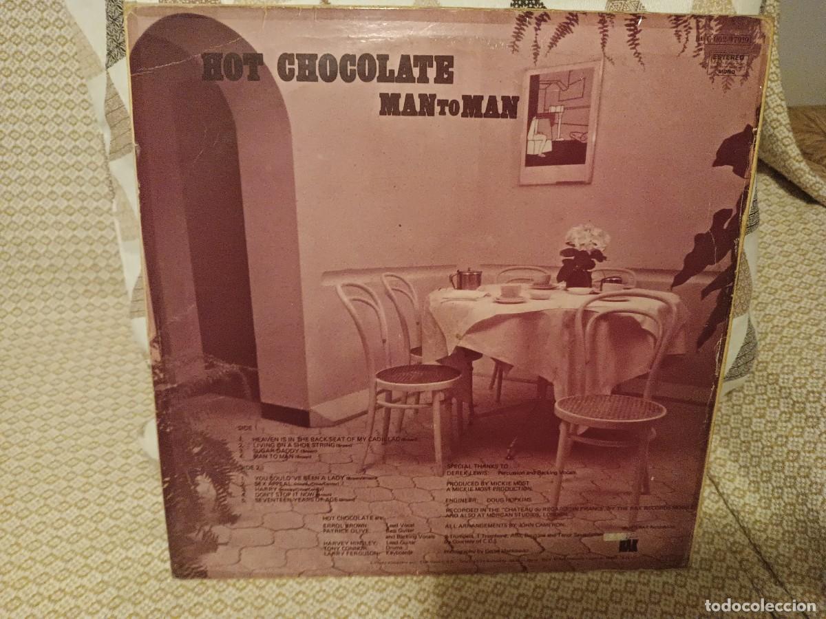 Discos de vinilo: Hot Chocolate Man To Man - Foto 2