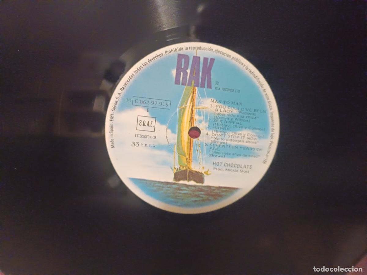 Discos de vinilo: Hot Chocolate Man To Man - Foto 3