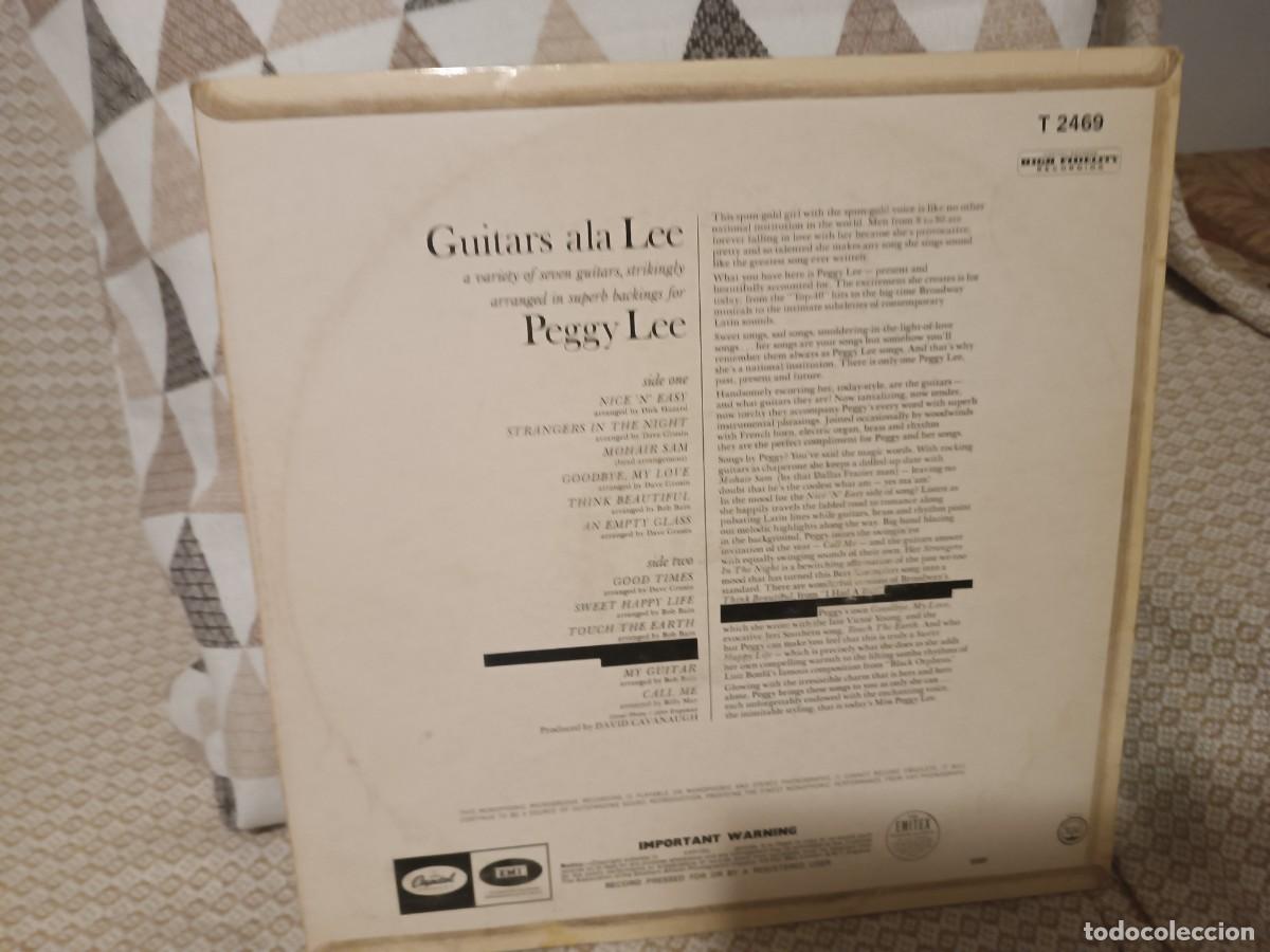 Discos de vinilo: Peggy Lee Guitars A La Lee - Foto 2