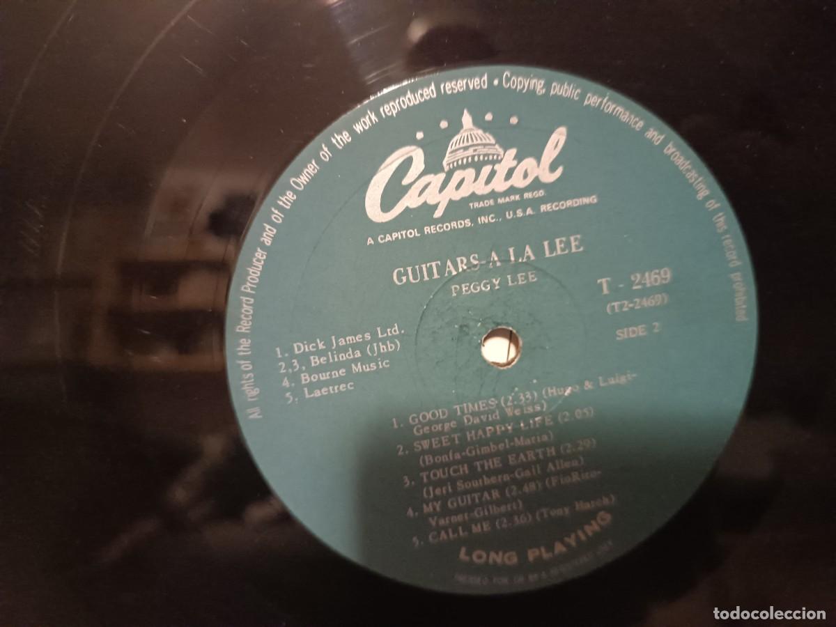 Discos de vinilo: Peggy Lee Guitars A La Lee - Foto 3