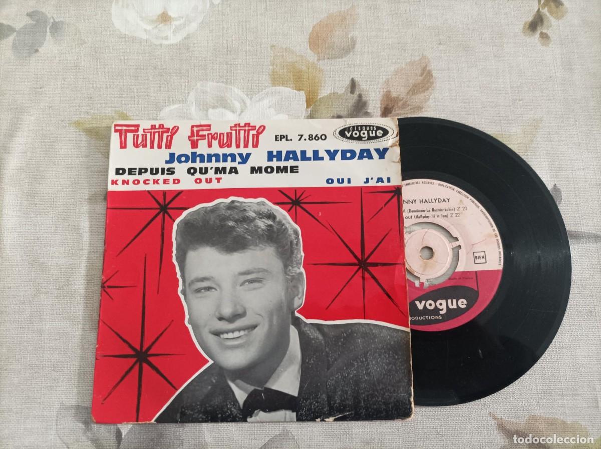Discos de vinilo: Johnny Hallyday ep tutti frutti - Foto 1
