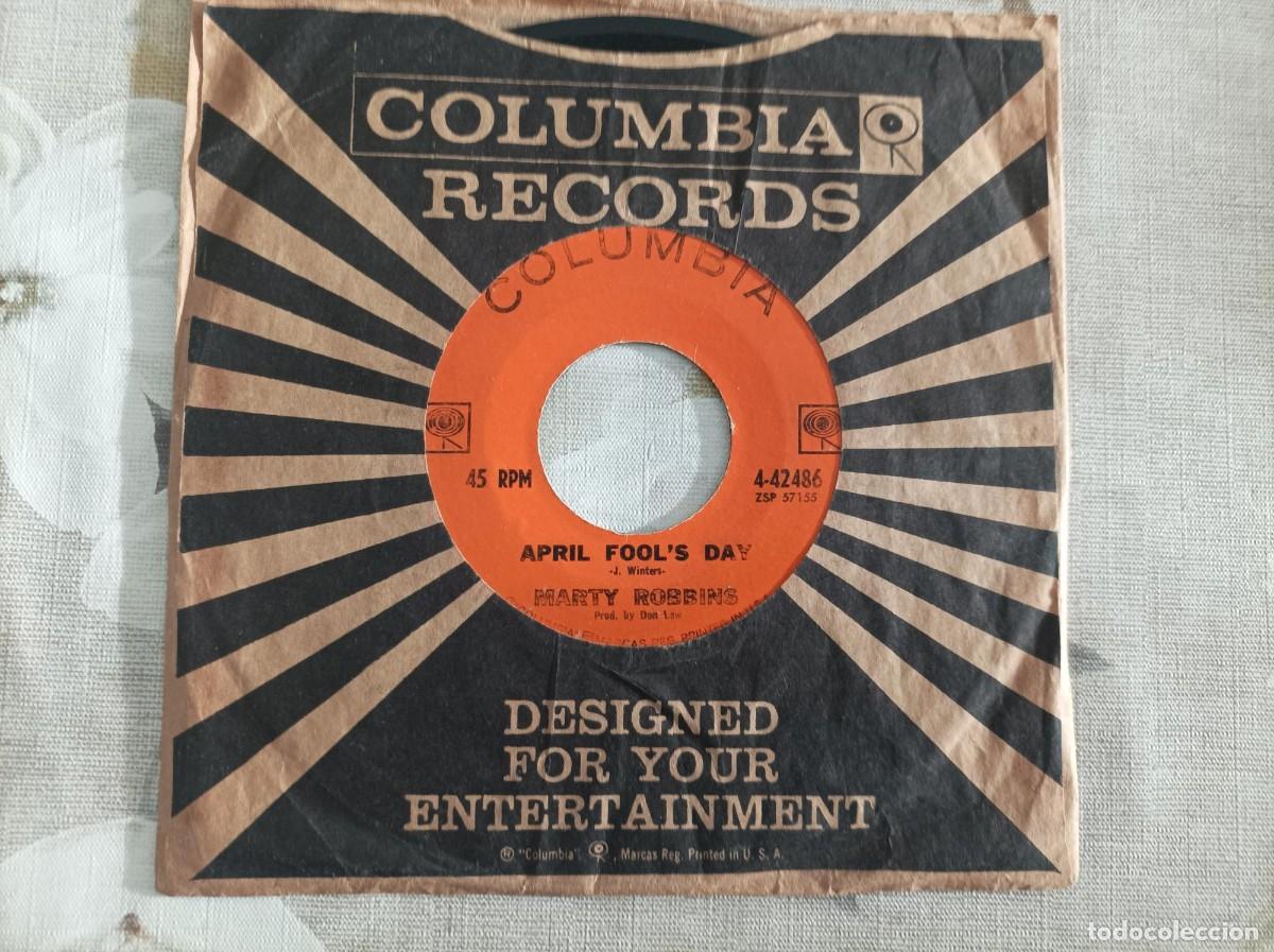 Discos de vinilo: Marty Robbins single original - Foto 2