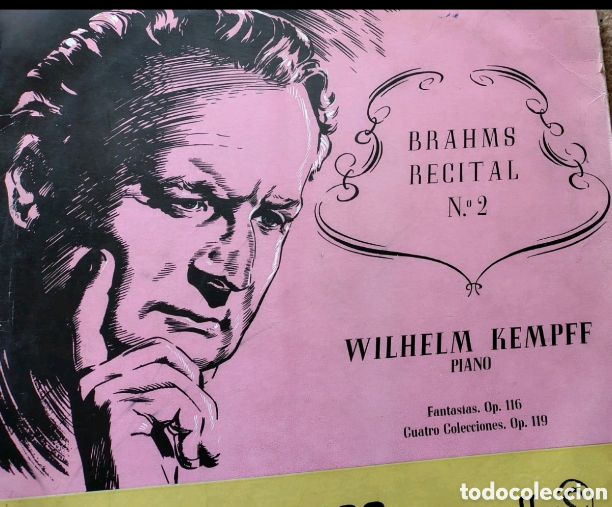 Discos de vinilo: Brahms Recital n&ordm;2 Wilhem Kemff - Foto 1