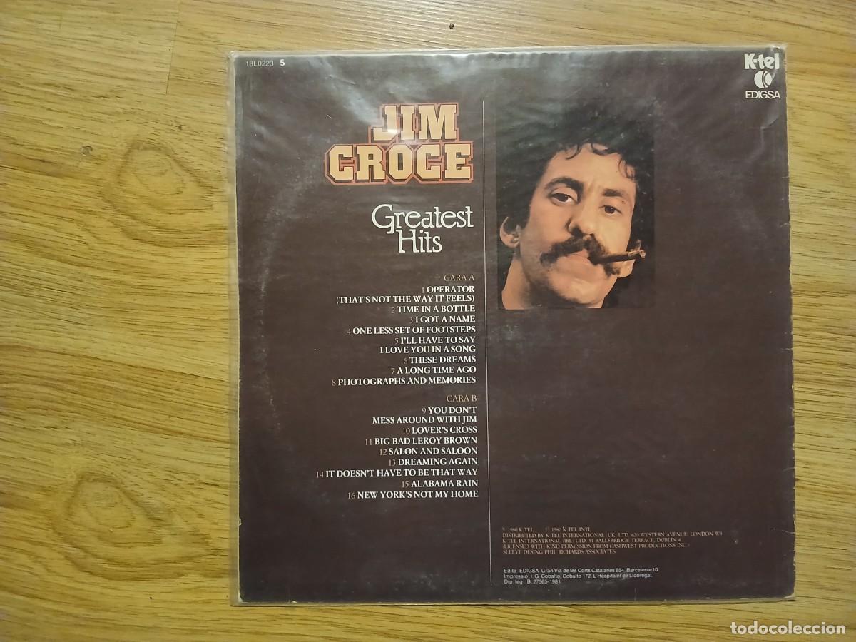 Discos de vinilo: Jim Croce &lrm;&ndash; Greatest Hits - Foto 2