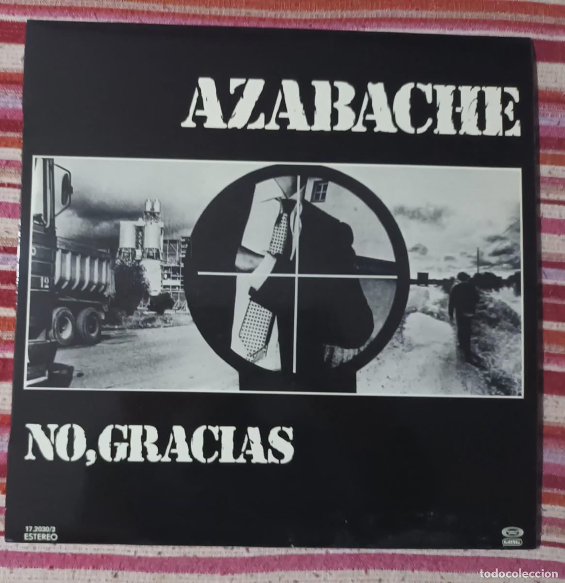 Discos de vinilo: AZABACHE - NO, GRACIAS - LP. - Foto 1
