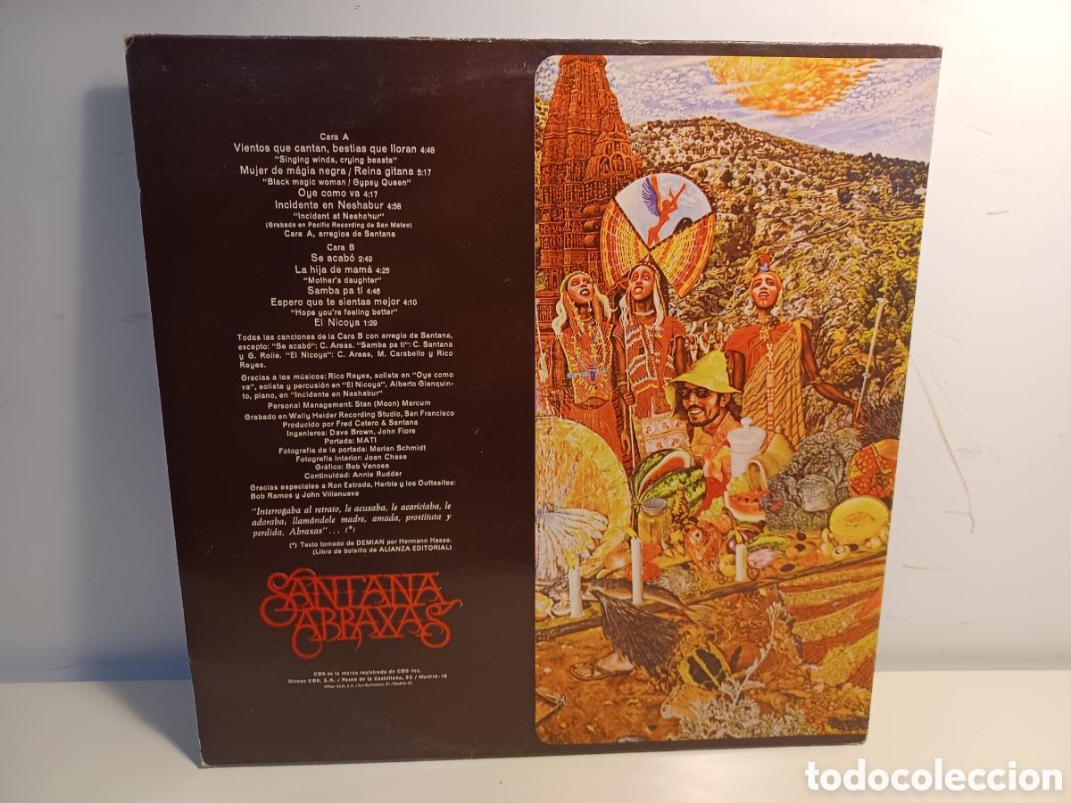 Discos de vinilo: LP vinilo/ Santana/ Abraxas - Foto 2