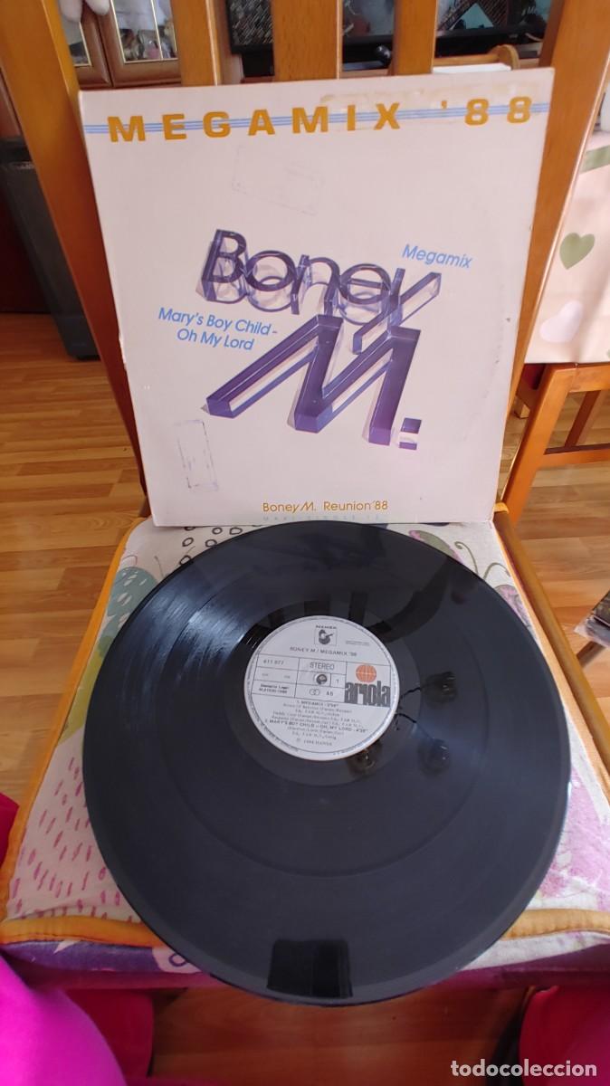 Discos de vinilo: BONEY M-MAXI MEGAMIX - Foto 1