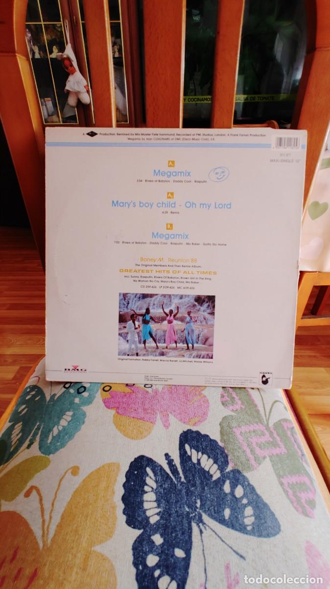 Discos de vinilo: BONEY M-MAXI MEGAMIX - Foto 4