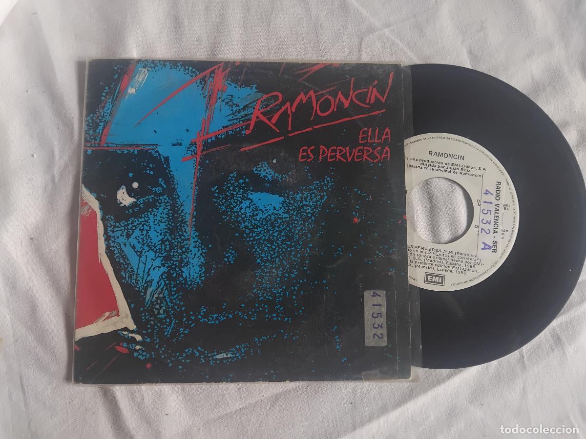 Discos de vinilo: RAMONCIN. ELLA ES PERVERSA / ELLA ES MANIATICA. SINGLE EMI ODEON 1986. - Foto 1