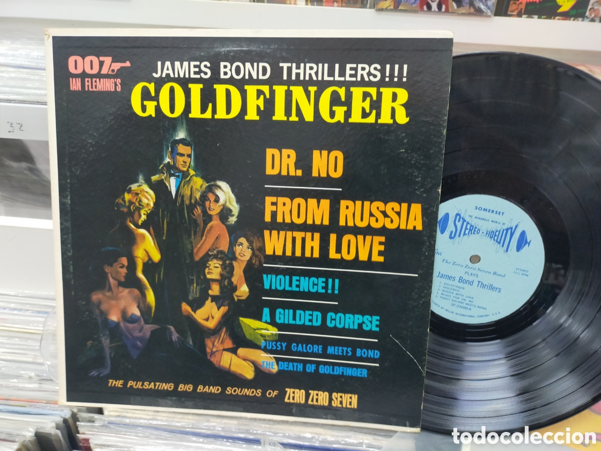 Discos de vinilo: Zero zero seven band lp james bond thrillers!!! U.s.a. - Foto 1