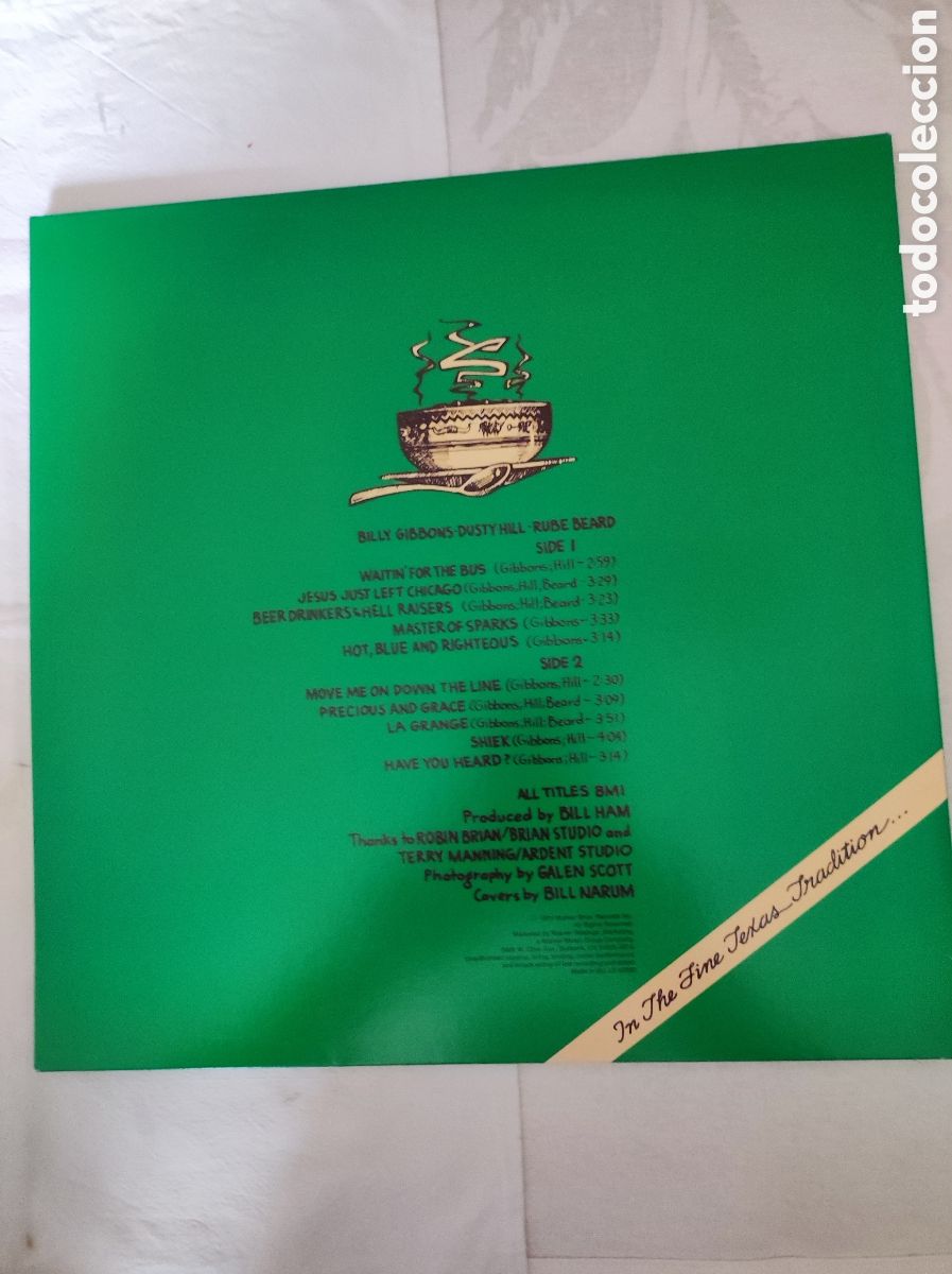 Discos de vinilo: ZZ TOP - TRES HOMBRES - Foto 2