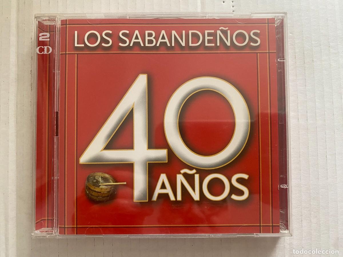 Discos de vinilo: CD LOS SABANDE&Ntilde;OS - 40 A&Ntilde;OS - Foto 1