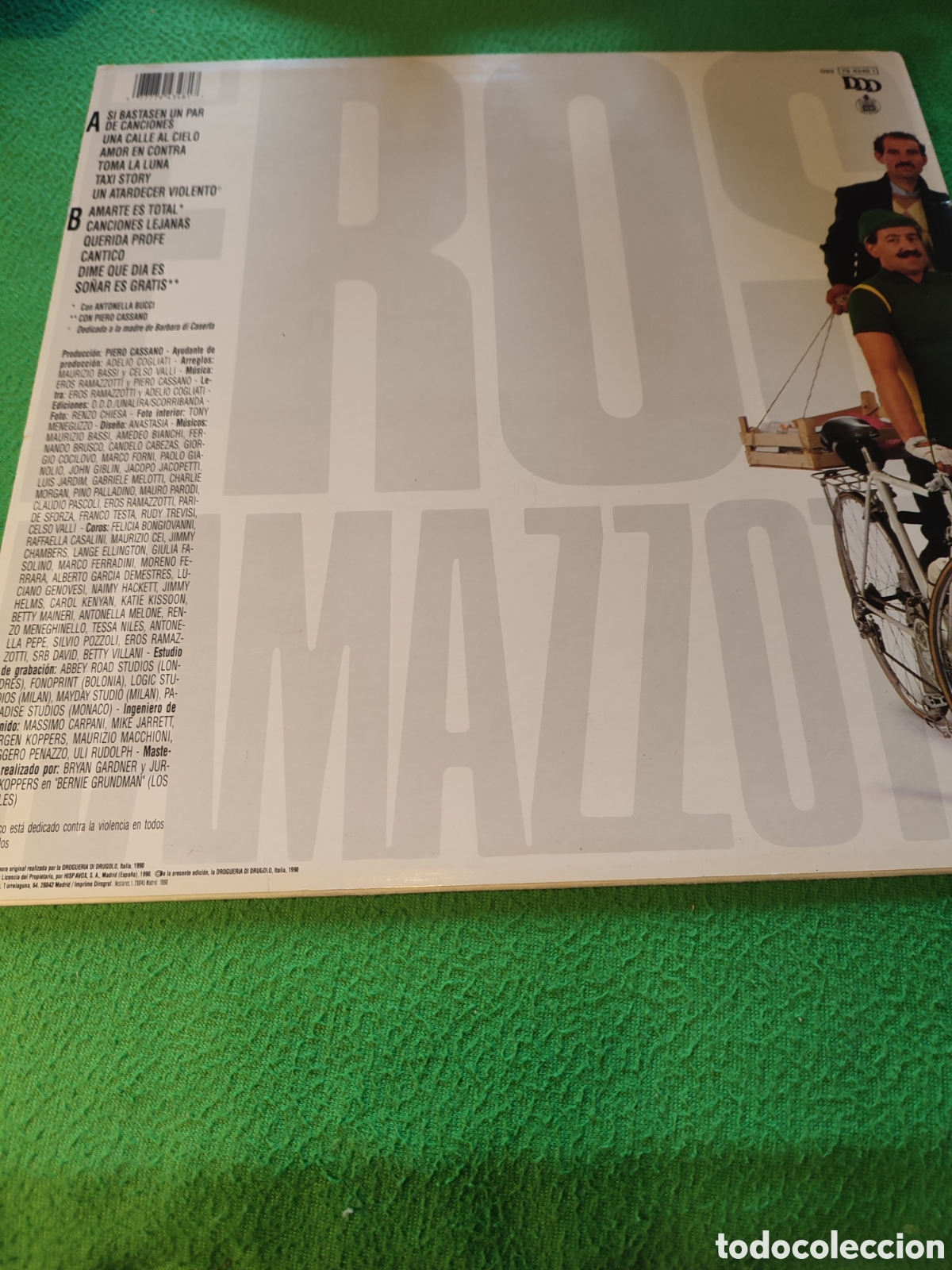 Discos de vinilo: Eros Ramazzotti - En todos los sentidos - Foto 3