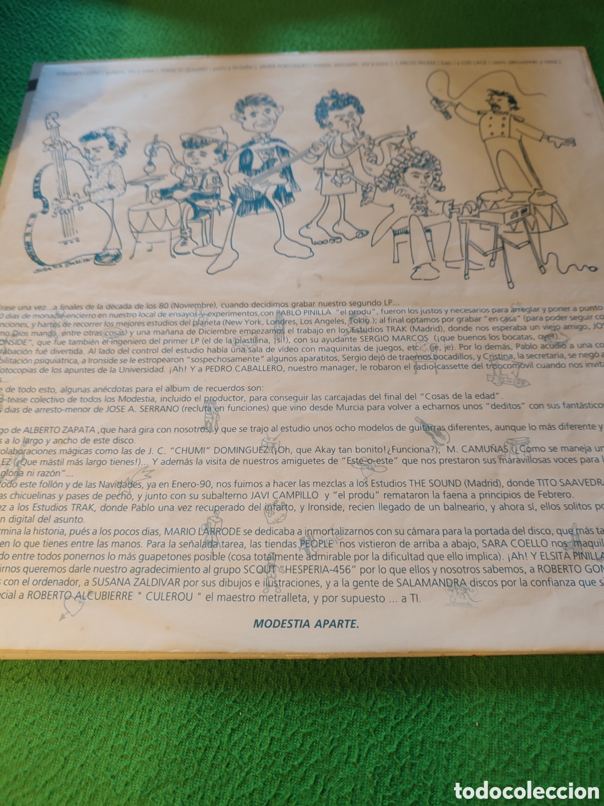 Discos de vinilo: Modestia Aparte - Cosas de la edad - Foto 3