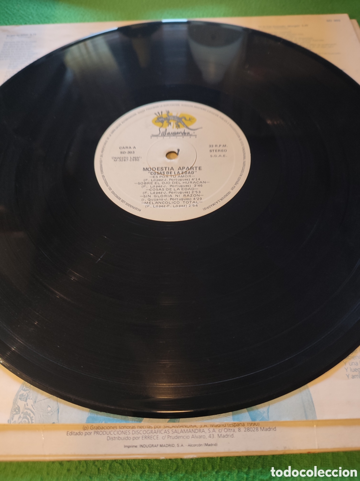 Discos de vinilo: Modestia Aparte - Cosas de la edad - Foto 5