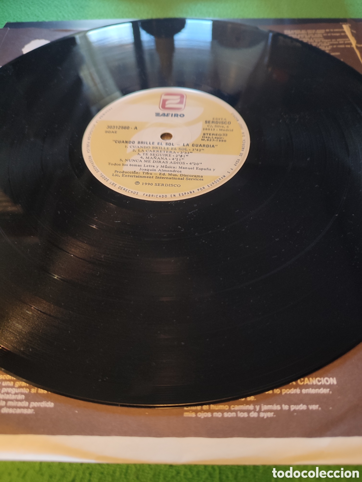 Discos de vinilo: La Guardia - Cuando brille el sol - Foto 4