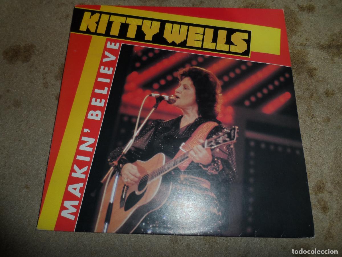 Discos de vinilo: Kitty Wells &ndash; Makin&acute; Believe (GERMANY 1985) - Foto 1