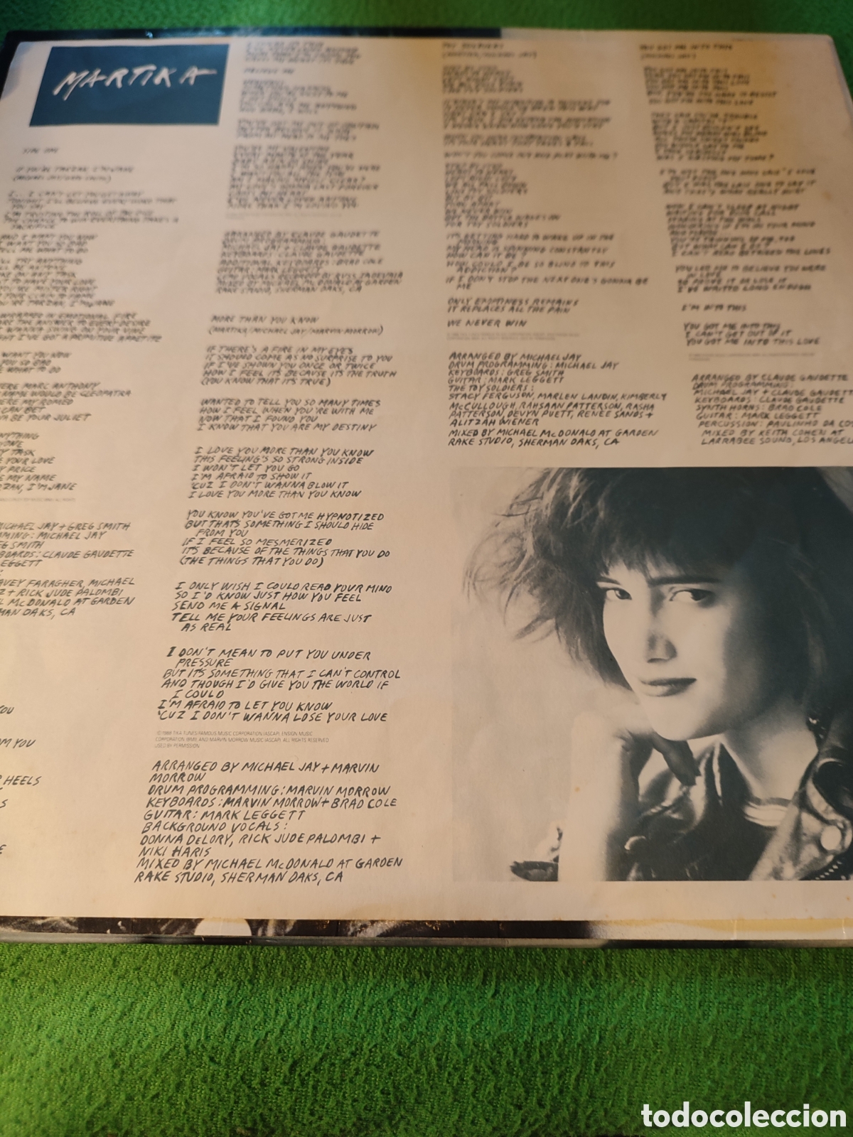 Discos de vinilo: Martika - Martika edici&oacute;n original 1988 - Foto 3