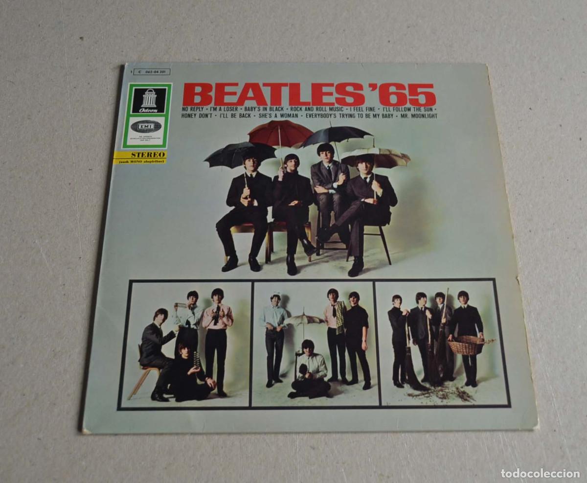 Discos de vinilo: THE BEATLES - BEATLES 65 (ed. 1969) - Foto 1