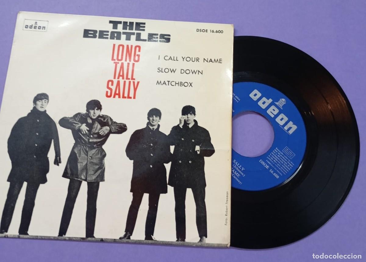 Discos de vinilo: THE BEATLES. LONG TALL SALLY . EP ODEON 1964. - Foto 3