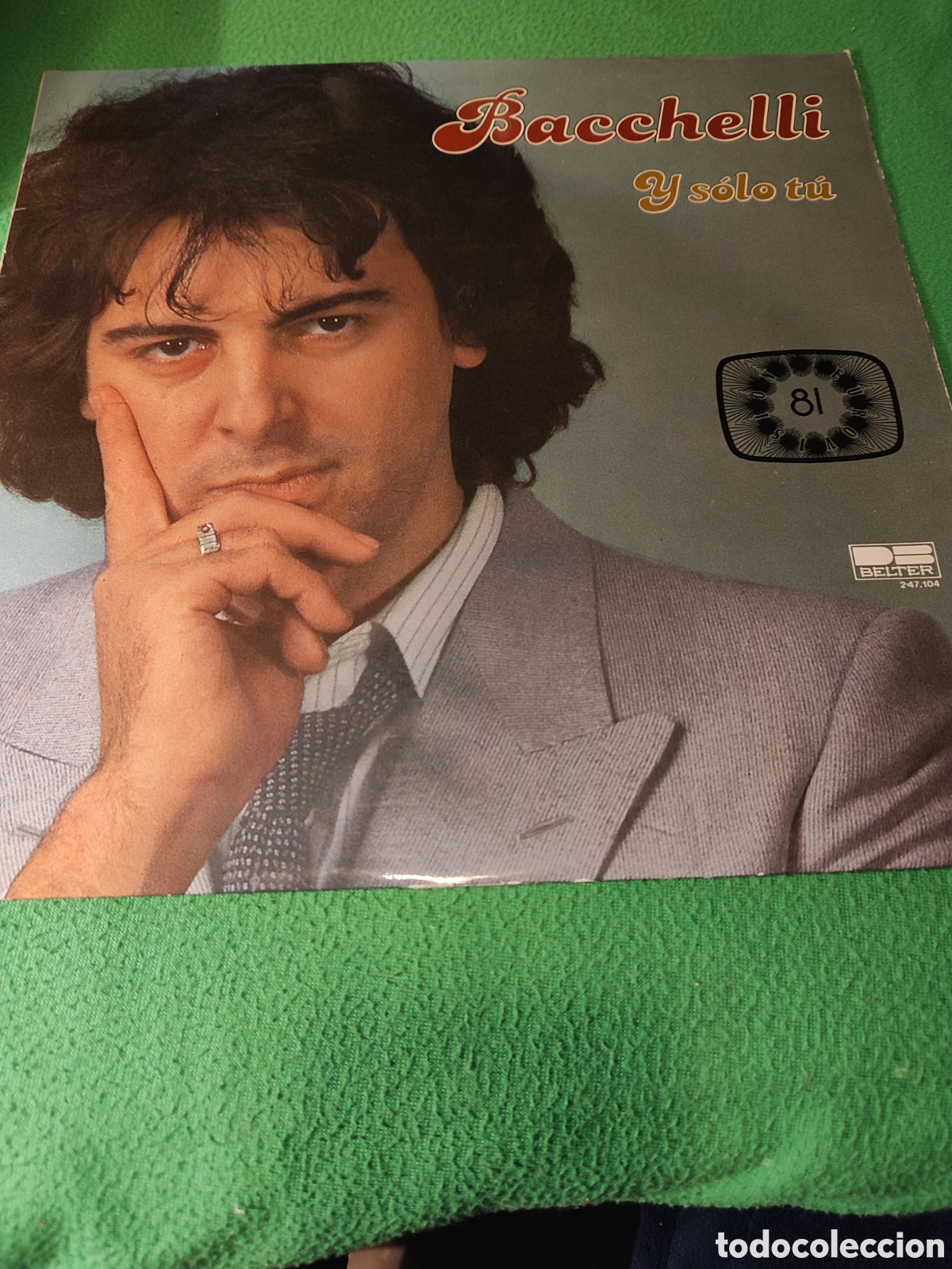 Discos de vinilo: Bacchelli - Y solo t&uacute; original 1981 - Foto 1