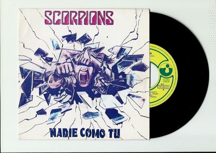 Discos de vinilo: SCORPIONS. Nadie como tu (vinilo single 1982) - Foto 1
