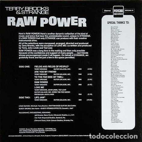 Discos de vinilo: Strange &ndash; Raw Power- PRECINTADO - Foto 2
