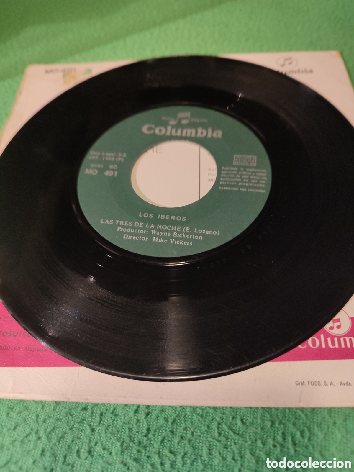 Discos de vinilo: Los Iberos - Las tres de la noche - Foto 3