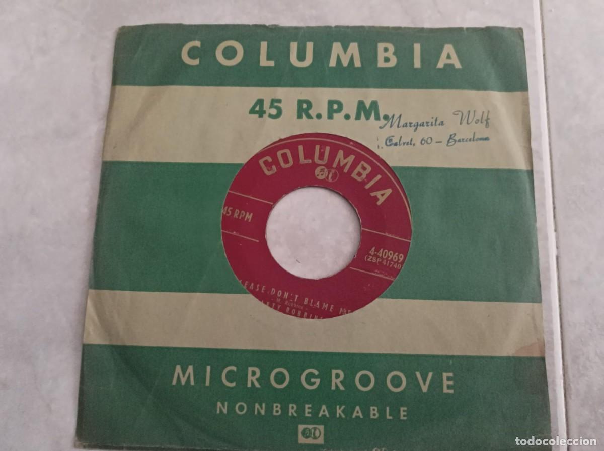 Discos de vinilo: Marty Robbins single muy antiguo - Foto 1