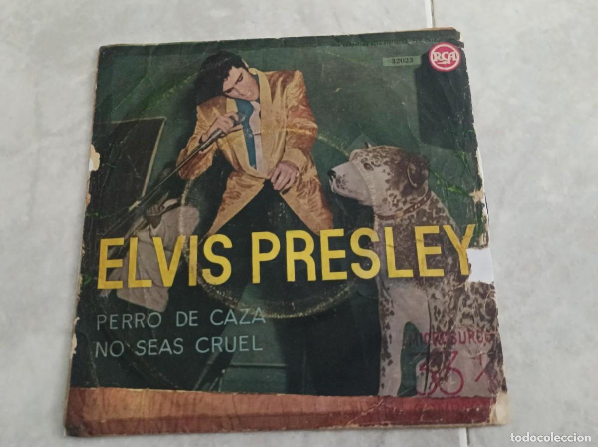 Discos de vinilo: Elvis Presley perro de caza - Foto 1