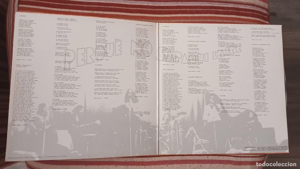 Discos de vinilo: COSES - PERQUE NO S&acute;APAGUE L&acute;AIRE - LP - Foto 3