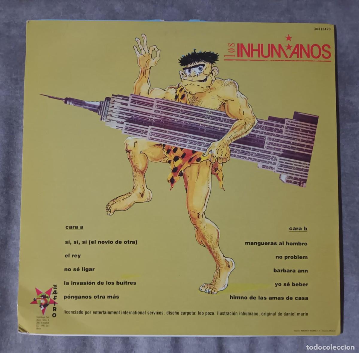 Discos de vinilo: INHUMANOS (LOS) - NO PROBLEM - LP - Foto 2