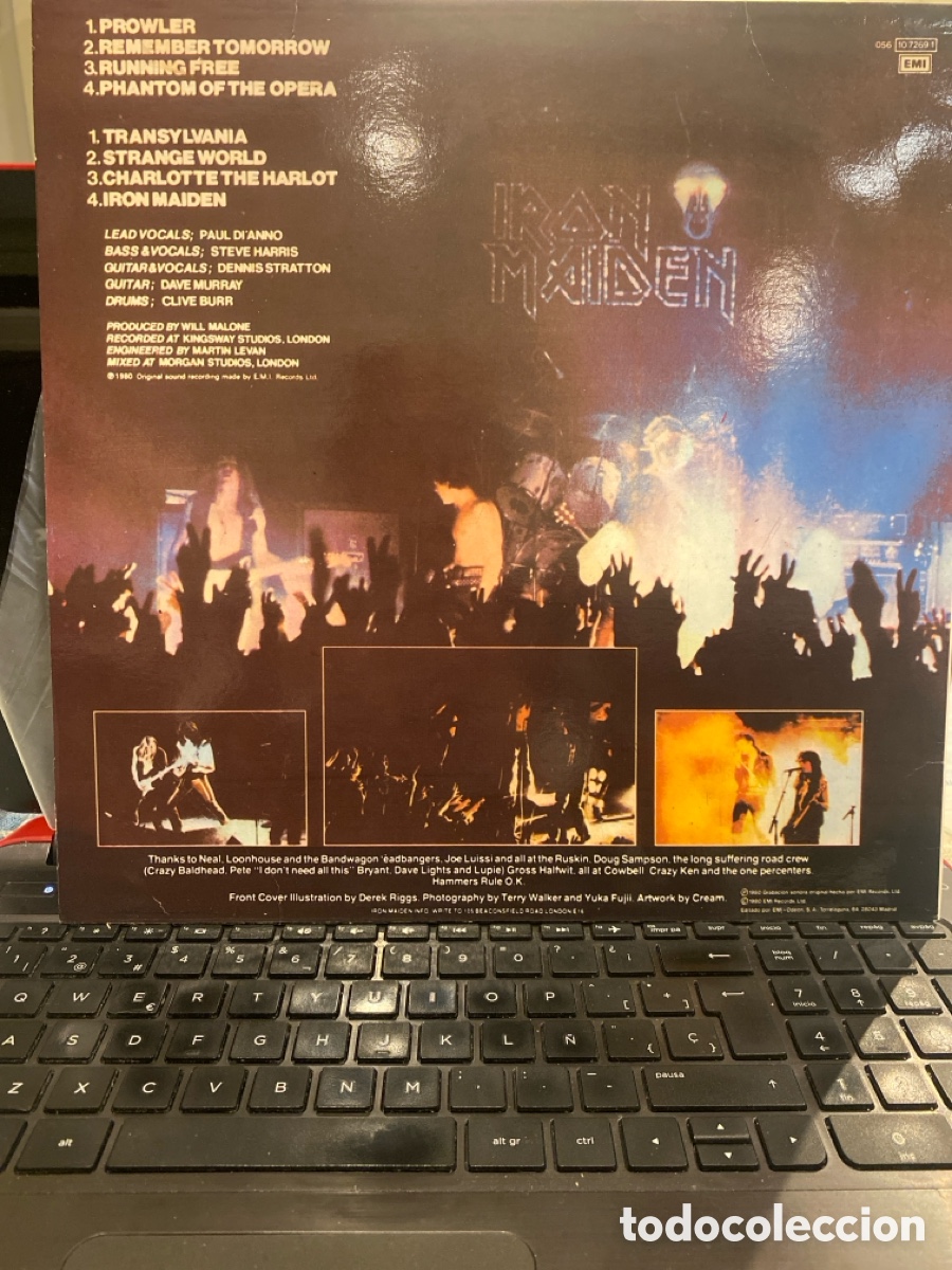 Discos de vinilo: IRON MAIDEN - IRON MAIDEN LP SPAIN - Foto 2