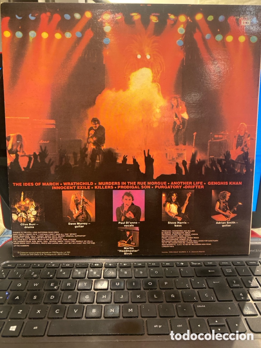Discos de vinilo: IRON MAIDEN - KILLERS LP SPAIN RARO - Foto 2