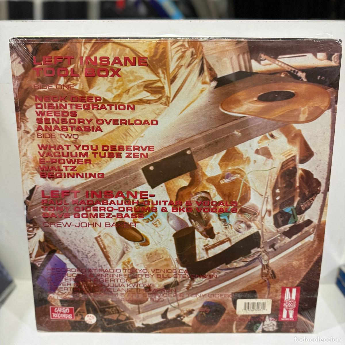 Discos de vinilo: Left Insane - Tool Box (LP) *Precintado* - Foto 2