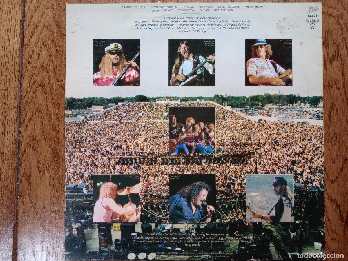 Discos de vinilo: Molly Hatchet - beattin the odds - Foto 2