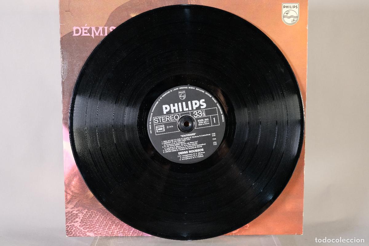 Discos de vinilo: DISCO DE VINILO LP - D&Eacute;MIS ROUSSOS - SOUVEBIRS - PHILIPS - Foto 3