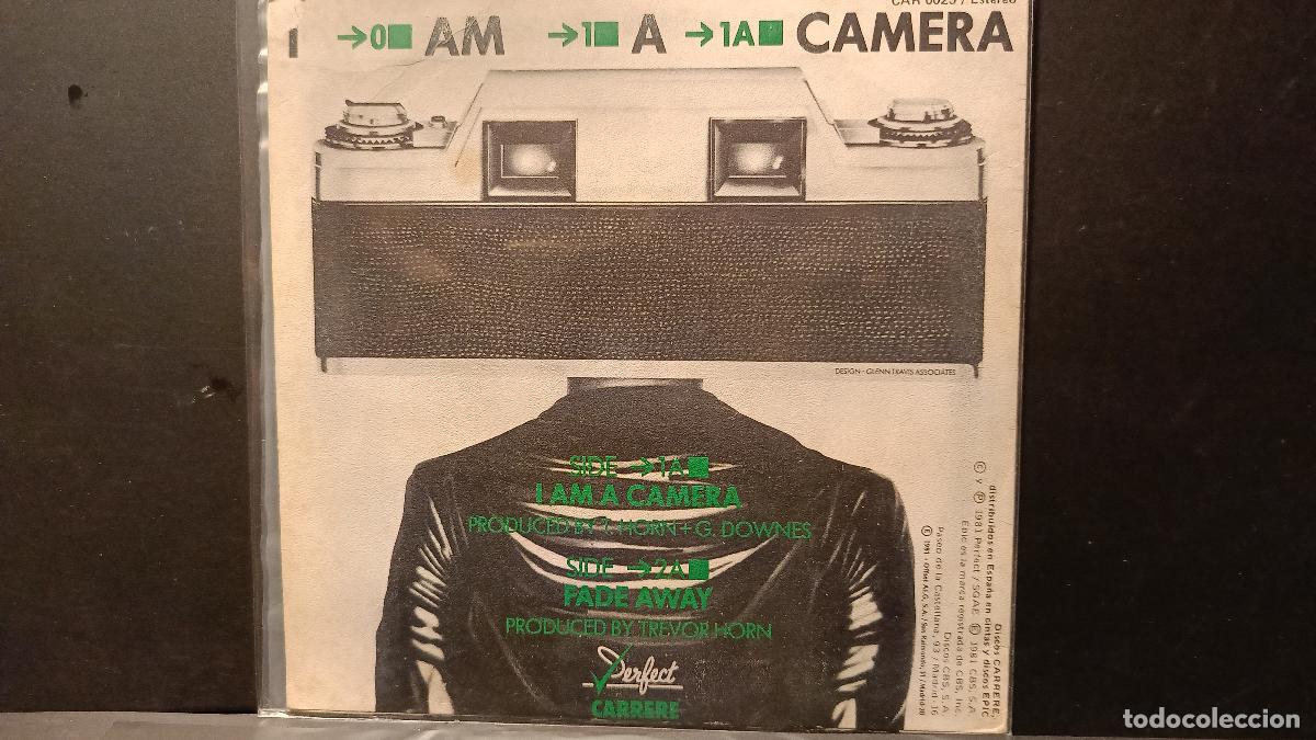 Discos de vinilo: BUGGLES I AM A CAMERA SINGLE ESPA&Ntilde;A 1981 PDELUXE - Foto 2