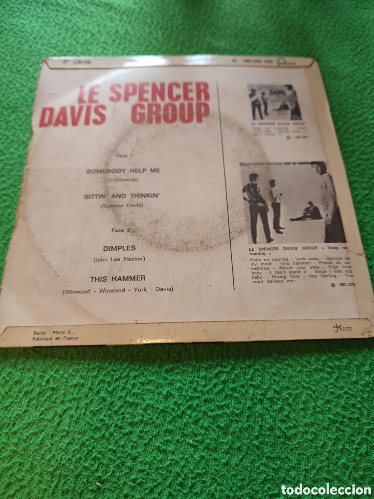 Discos de vinilo: Le Spencer David Group - Somebody help me + 3 - Foto 2