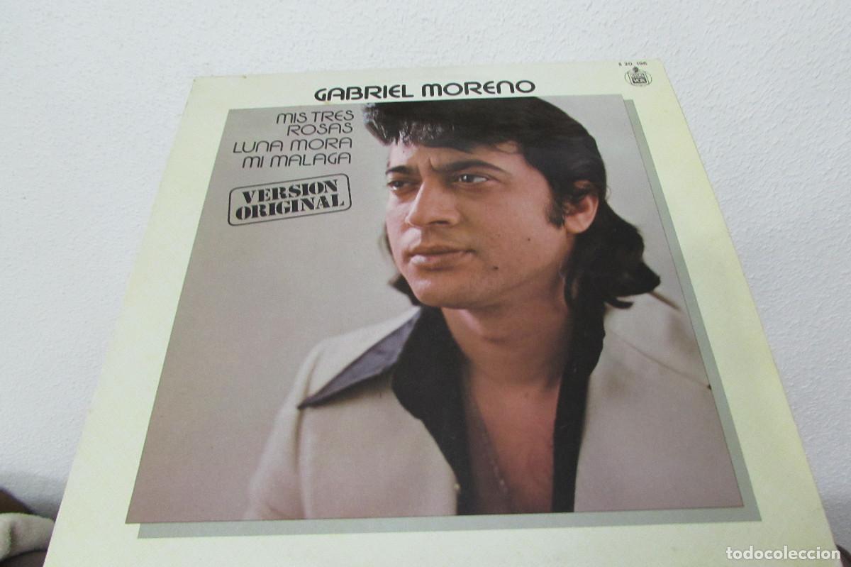 Discos de vinilo: Gabriel Moreno mis tres rosas - Foto 1