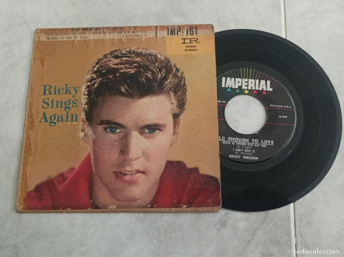 Discos de vinilo: Ricky sings again ep USA - Foto 1