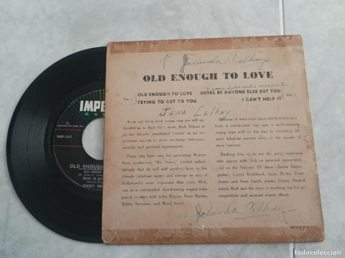Discos de vinilo: Ricky sings again ep USA - Foto 2