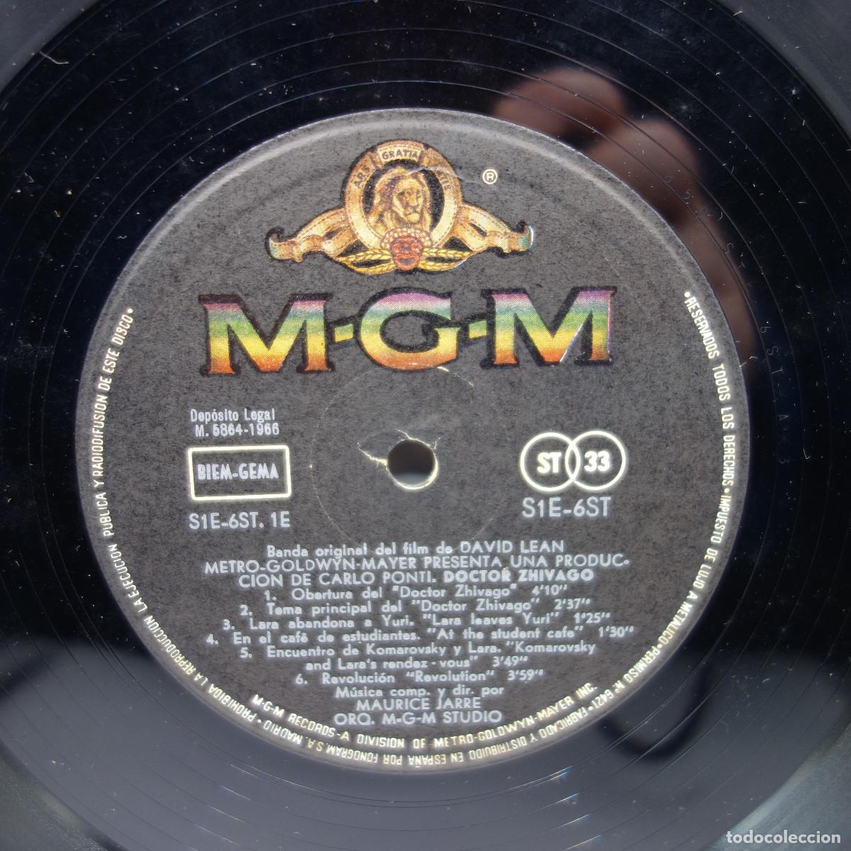 Discos de vinilo: DOCTOR ZHIVAGO - BSO - Foto 6