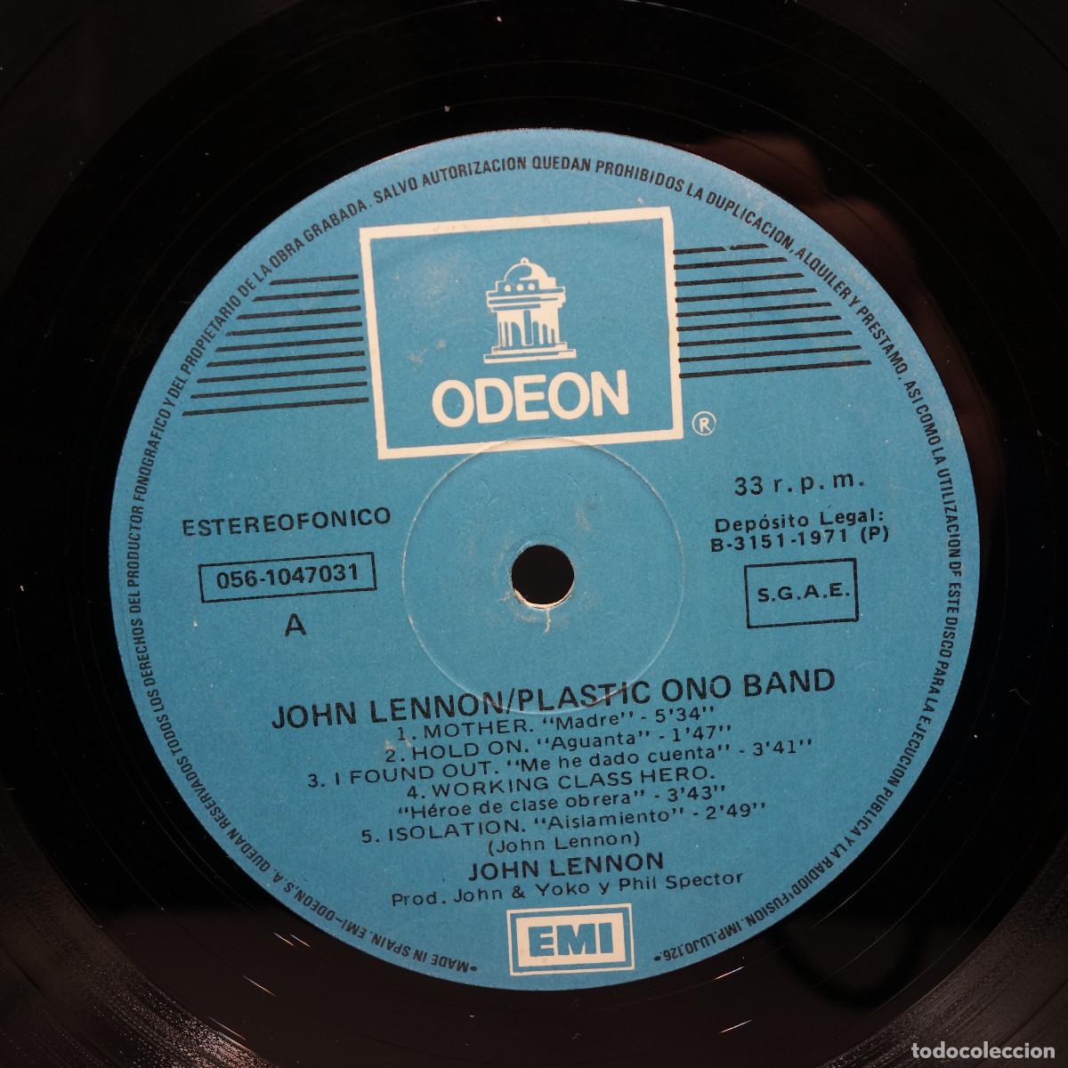 Discos de vinilo: JOHN LENNON / PLASTIC ONO BAND - Foto 6