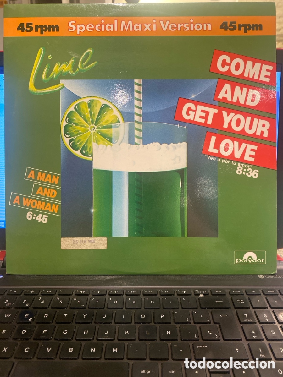 Discos de vinilo: LIME - COME AND GET YOUR LOVE MAXI SINGLE SPAIN - Foto 1