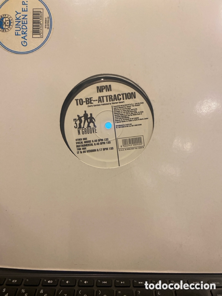 Discos de vinilo: NPM - TO BE ATTRACTION MAXI SINGLE - Foto 1
